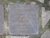 Stolperstein für Hildegard Braun. Copyright: MTS