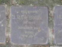 Stolperstein für Ruth Braun. Copyright: MTS