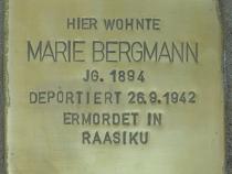 Stolperstein Marie Bergmann Bild: Stolperstein-Initiative CW, Hupka
