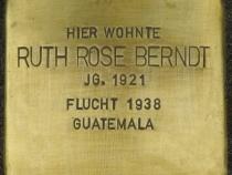 Stolperstein Ruth Rose Berndt Bild: Stolpersteine-Initiative CW, Hupka