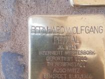 Stolperstein Bernhard Wolfgang Petzal, Foto: Initiative