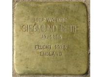Stolperstein für Siegmund Bette © H.-J. Hupka