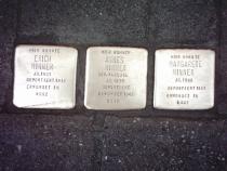 Stolpersteine für Erich, Agnes und Margarete Minner