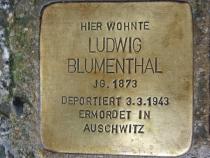 Stolperstein Ludwig Blumenthal © S.Davids