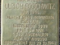 Stolperstein Ulrich Boschwitz Bild: Stolpersteine-Initiative CW, Hupka