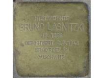 Stolperstein Bruno Wollmann, Foto: H.-J. Hupka