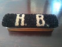 Das Geschenk von Siegbert an Heinz - die selbst gefertigte Bürste