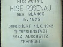Stolperstein Else Rosenau; Bild: Stolpersteine-Initiative CW, Hupka