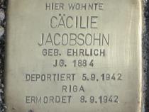 Stolperstein für Cäcilie Jacobsohn