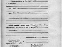 Sterbeurkunde Kurt Bütow Bild: Familienarchiv