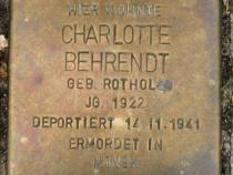Stolperstein Charlotte Behrendt © Dagmar Janke