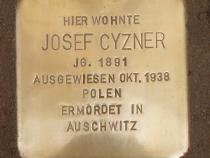 Stolperstein für Josef Cyzner © Indra Hemmerling