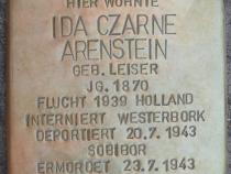 Stolperstein Ida Czarne Arenstein © Stolpersteine-Initiative CW, Hupka