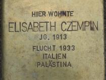 Stolperstein Elisabeth Czempin Bild: Stolpersteine-Initiative CW, Hupka