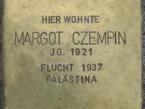 Stolperstein Margot Czempin Bild: Stolpersteine-Initiative CW, Hupka