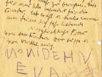 Dehnt Margot, Postkarte Rückseite © Familienbesitz