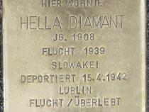Stolperstein für Hella Diamant, Foto Stolpersteine-Initiative CW, Hupka, 2015