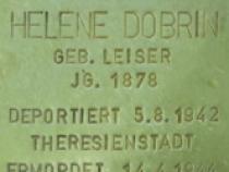 Stolperstein Helene Dobrin, Foto:H.-J. Hupka Bild: H.-J. Hupka