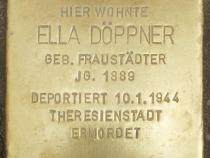 Stolperstein Ella Döppner Bild: Stolpersteine-Initiative CW, H.-J. Hupka