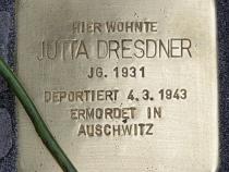 Stolperstein Jutta Dresdner, Foto: OTFW