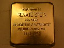 Stolperstein Renate Stein © Projekt-Stolpersteine Teltow-Zehlendorf