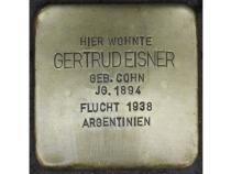 Stolperstein Gertrud Eisner, Bild: Bild: Stolpersteine-Initiative CW, Hupka