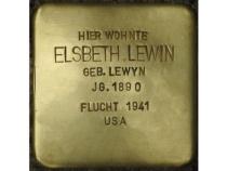 Stolperstein für Elsbeth Lewin