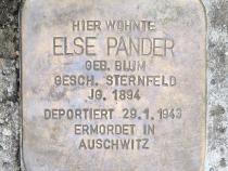 Stolperstein für Else Pander