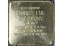 Emanuel Emil Jacobsohn © Stolpersteininitiative, Hupka