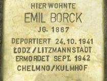 Stolperstein Emil Borck Bild: Stolpersteine-Initiative CW, Hupka