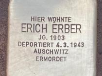 Stolperstein Erich Erber © Koordinierungsstelle Stolpersteine Berlin