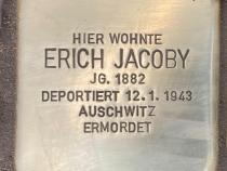 Stolperstein Erich Jacoby © Koordinierungsstelle Stolpersteine Berlin