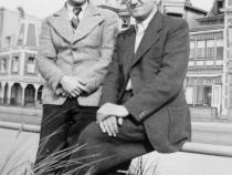 Luise Levys Sohn Erwin mit ihrem Bruder Willi Lutterkort, 1938 in Amsterdam © Familienbesitz