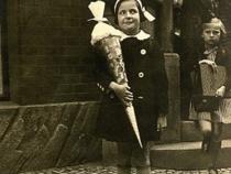 Evelyn Greve 1935 Einschulung in Privatschule Bild: Cornelia Greve, Berlin