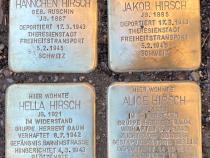 Stolpersteine Familie  Hirsch © Koordinierungsstelle Stolpersteine Berlin