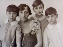 v.l.: Rolf, Anna, Lisa und Robert Brandt