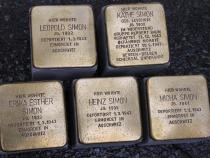 Stolpersteine Familie Simon © Koordinierungstelle Stolpersteine Berlin
