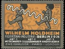 Firmenschild des vom Vater geerbten Betriebes