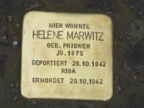 Stolperstein für Helene Marwitz. Copyright: MTS