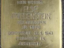 Stolperstein Else Friedenstein Bild: Stolpersteine-Initiative CW