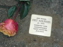 Stolperstein für Fritz Ausländer
