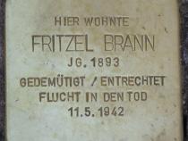 Stolperstein Fritzel Brann © H. J. Hupka