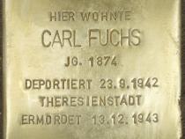 Stolperstein Carl Fuchs Bild: Stolpersteine-Initiative CW, H.-J. Hupka