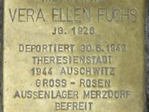 Stolperstein Vera Ellen Fuchs (Bild: Stolpersteine-Initiative CW, Hupka)
