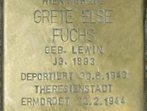 Stolperstein Grete Else Fuchs Bild: Stolpersteine-Initiative CW, Hupka