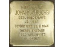Stolperstein Johanna Fuchs Bild: Stolpersteine-Initiative CW, H.-J. Hupka