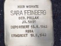 Stolperstein Sara Feinberg / Foto: Initiative Mitte