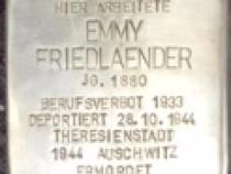 Stolperstein Emmy Friedlaender © Initiative Mitte