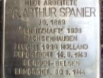 Stolperstein Dr. Arthur Spanier © Initiative Mitte