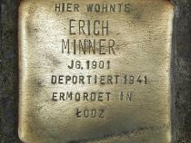 Stolperstein für Erich Minner